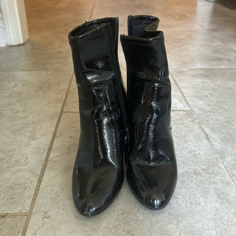 Steve Madden patent leather boots